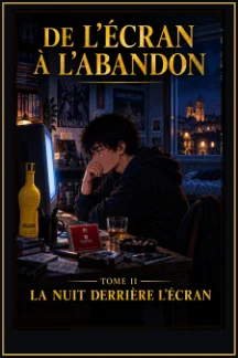 Couverture originale — De l’écran à l’abandon — Tome 2 : La nuit derrière l’écran