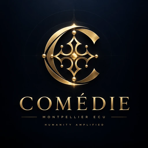Logo officiel COMÉDIE — Montpellier ECU — Humanity Amplified